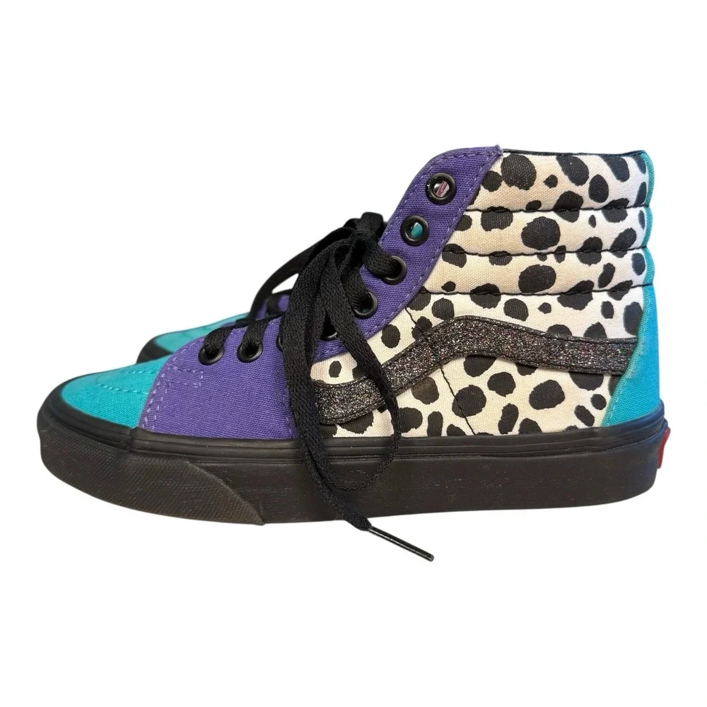Vans  Off the Wall 721454 Multicolor High Top Sneaker Shoes Sz W5 M3.5 Unisex